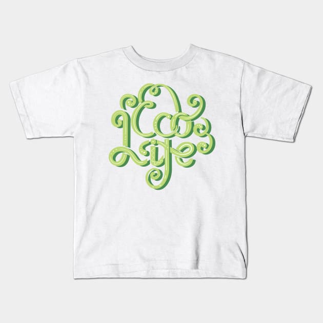 Eco life Kids T-Shirt by Veleri